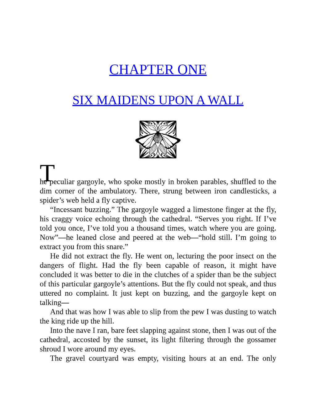 The Knight and the Moth by Rachel Gillig (Book 1 of 3: The Stonewater Kingdom) | Instant PDF Download (No Physical Book)