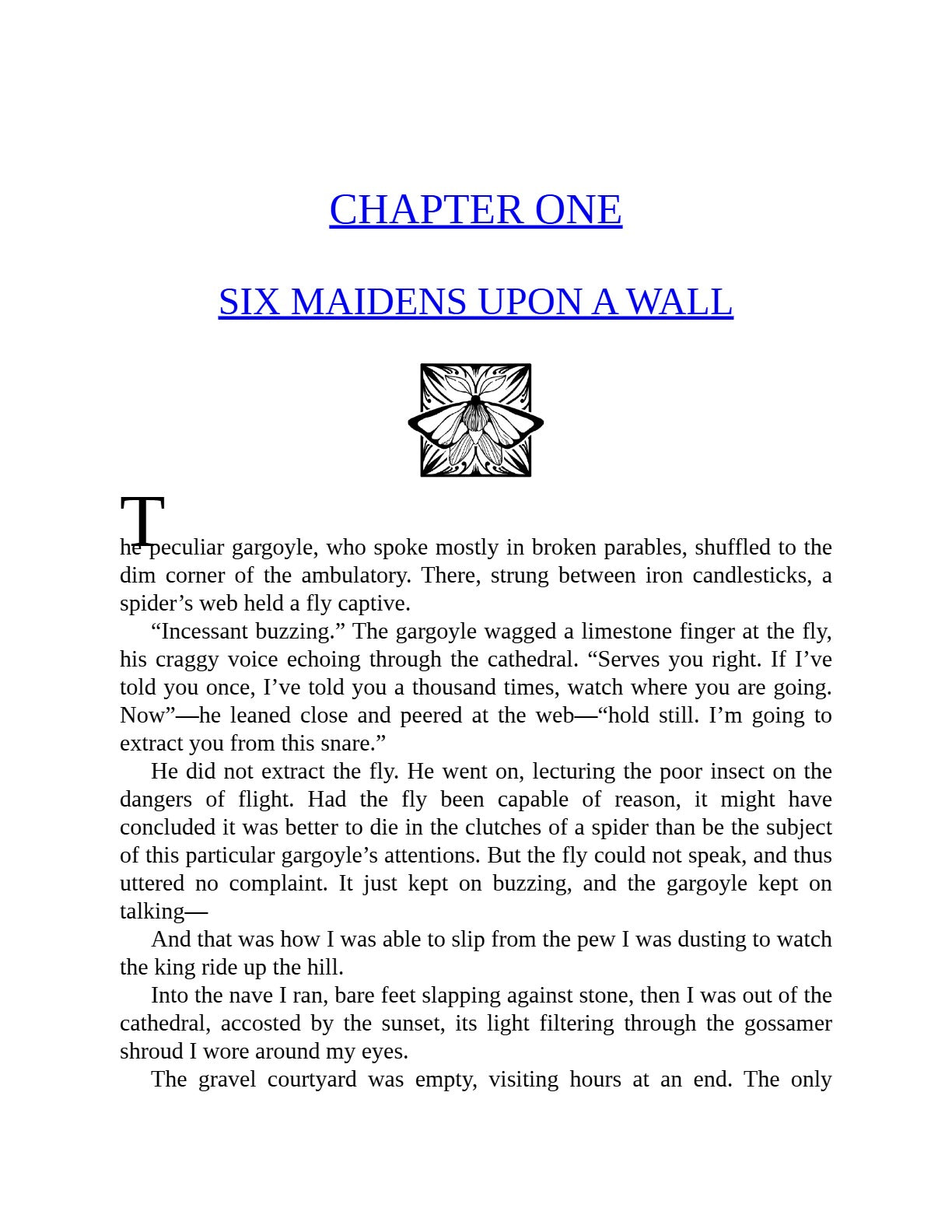 The Knight and the Moth by Rachel Gillig (Book 1 of 3: The Stonewater Kingdom) | Instant PDF Download (No Physical Book)