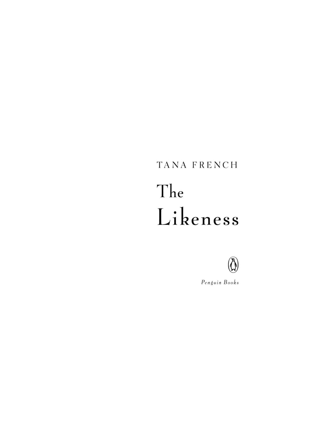 The Likeness by Tana French (Book 2 of 6: Dublin Murder Squad) | Instant PDF Download (No Physical Book)