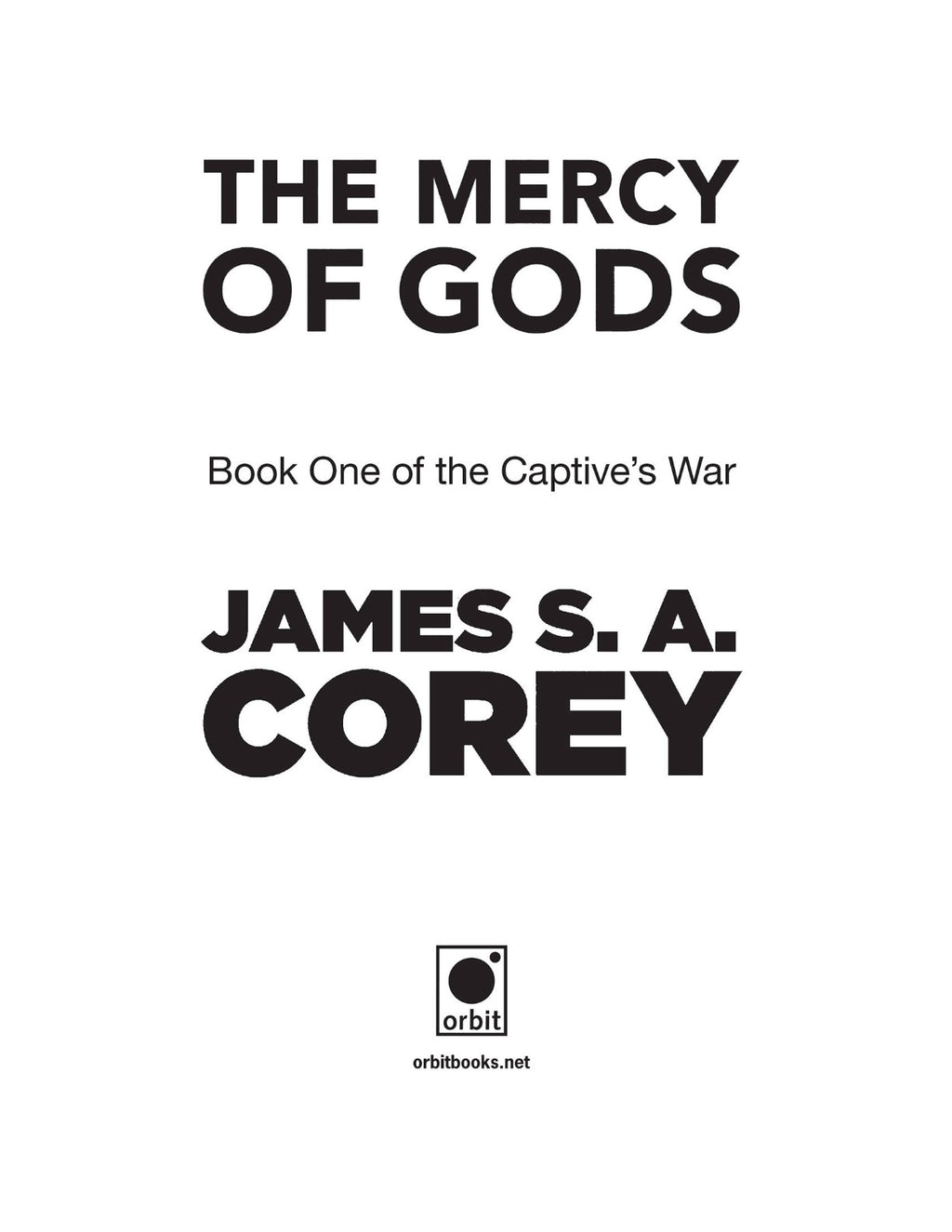 The Mercy of Gods by James S.A. Corey (Book 1 of 2: The Captive's War) | Instant PDF Download (No Physical Book)