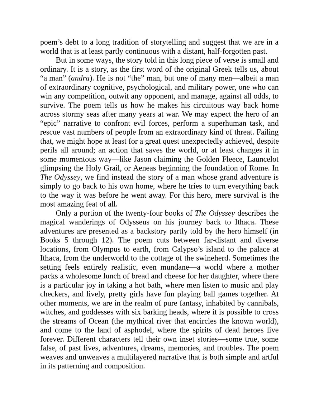 The Odyssey Homer by Emily Wilson | Instant PDF Download (No Physical Book)