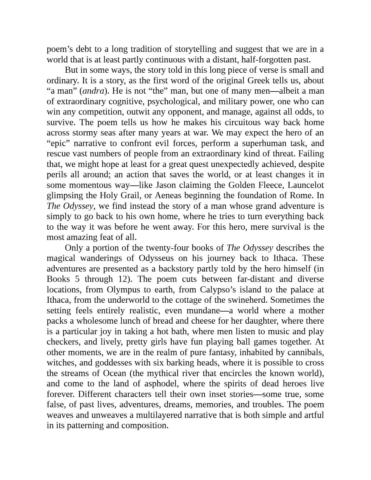 The Odyssey Homer by Emily Wilson | Instant PDF Download (No Physical Book)