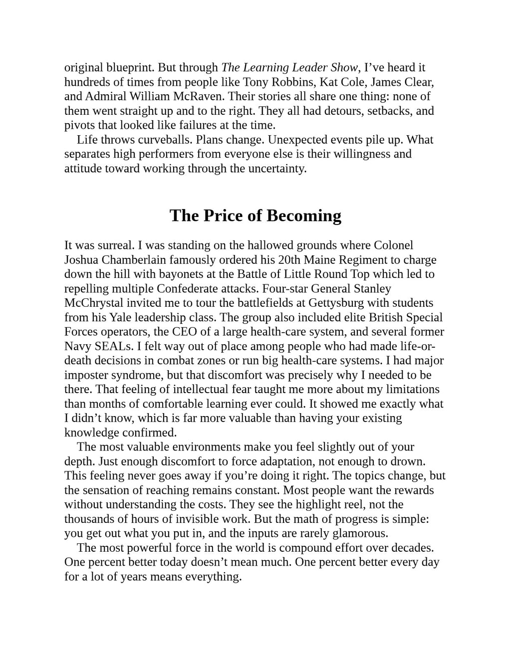 The Price of Becoming: The Compounding Practices of High Performance by Ryan Hawk | Instant PDF Download (No Physical Book)