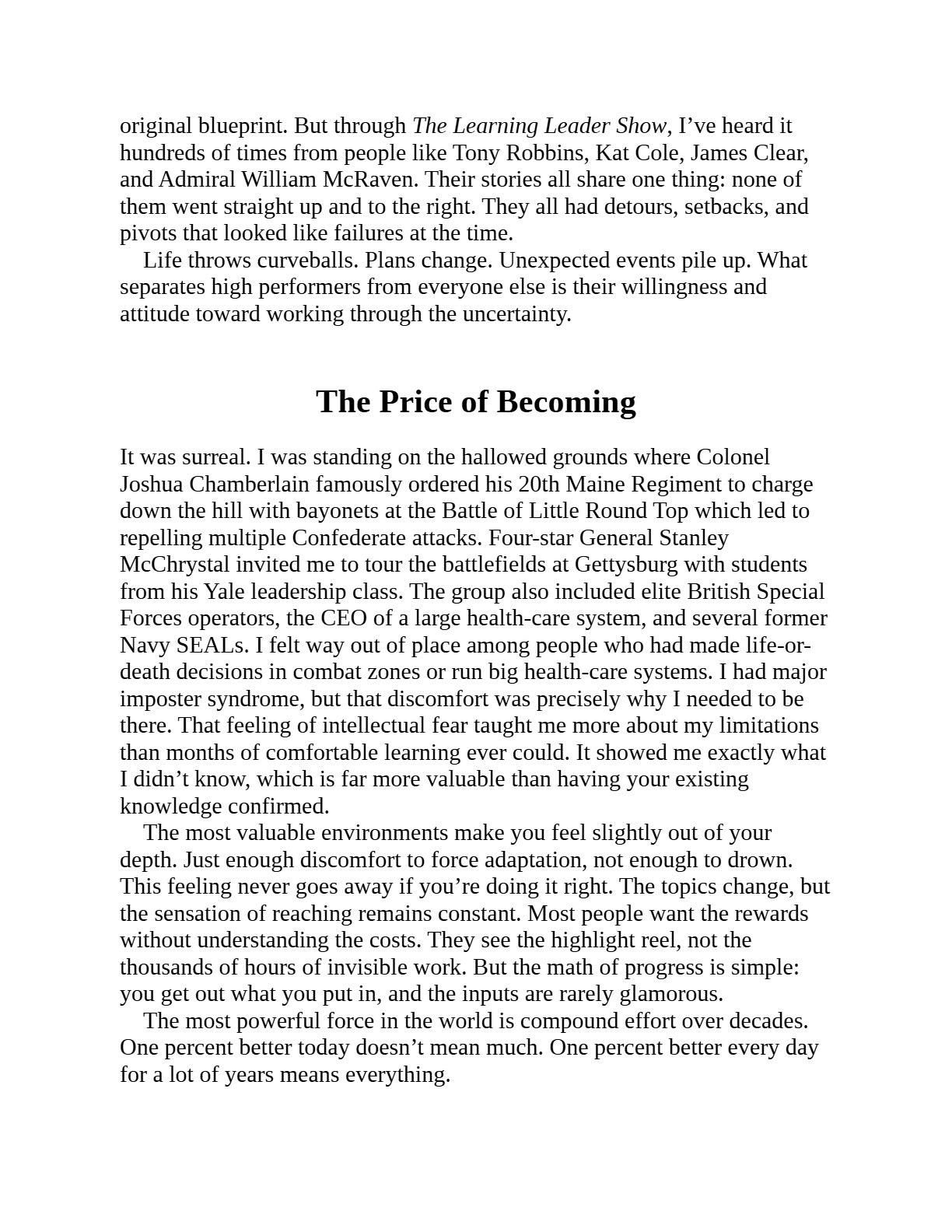 The Price of Becoming: The Compounding Practices of High Performance by Ryan Hawk | Instant PDF Download (No Physical Book)