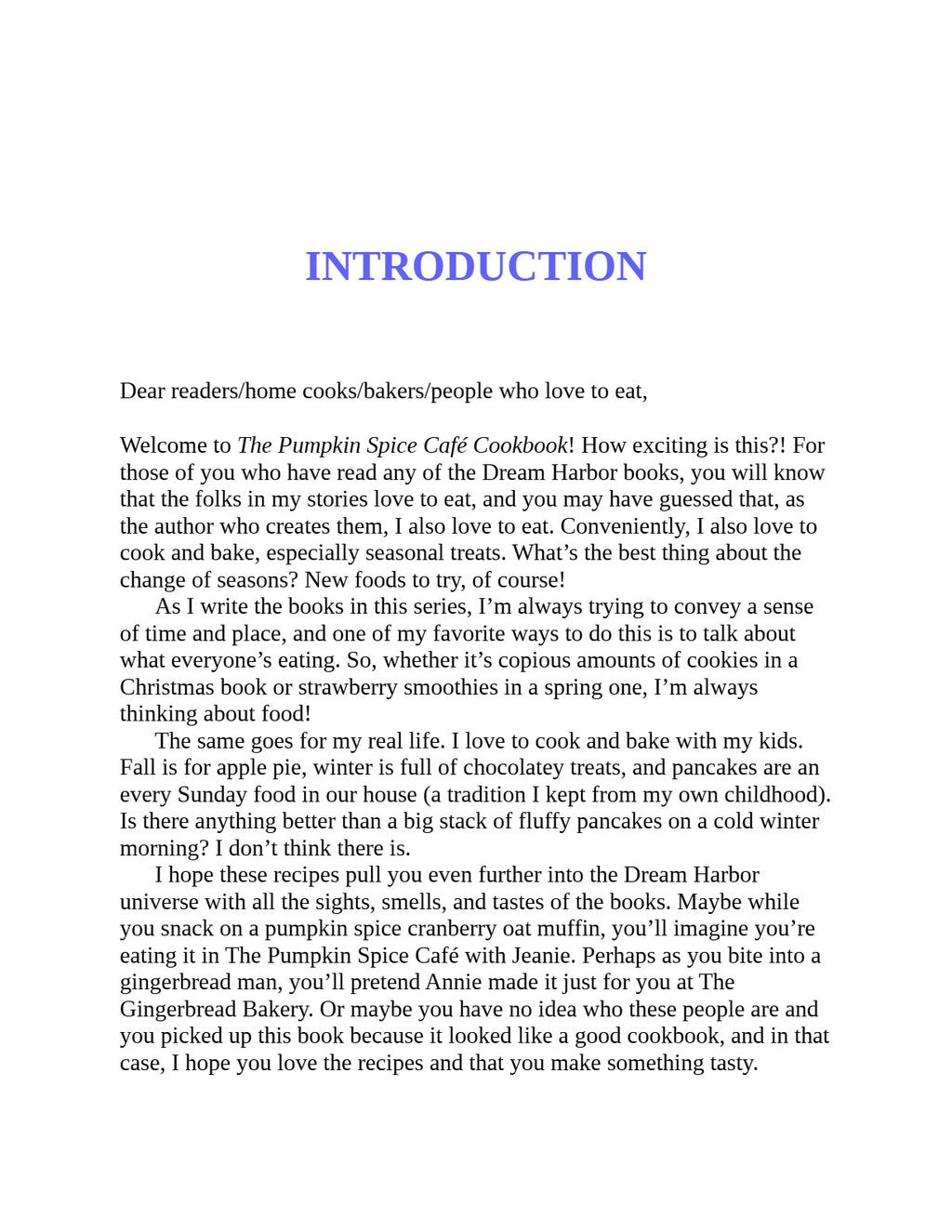 The Pumpkin Spice Café Cookbook: 60 Delicious Dream Harbor Recipes by Laurie Gilmore and Heather Thomas | Instant PDF Download (No Physical Book)