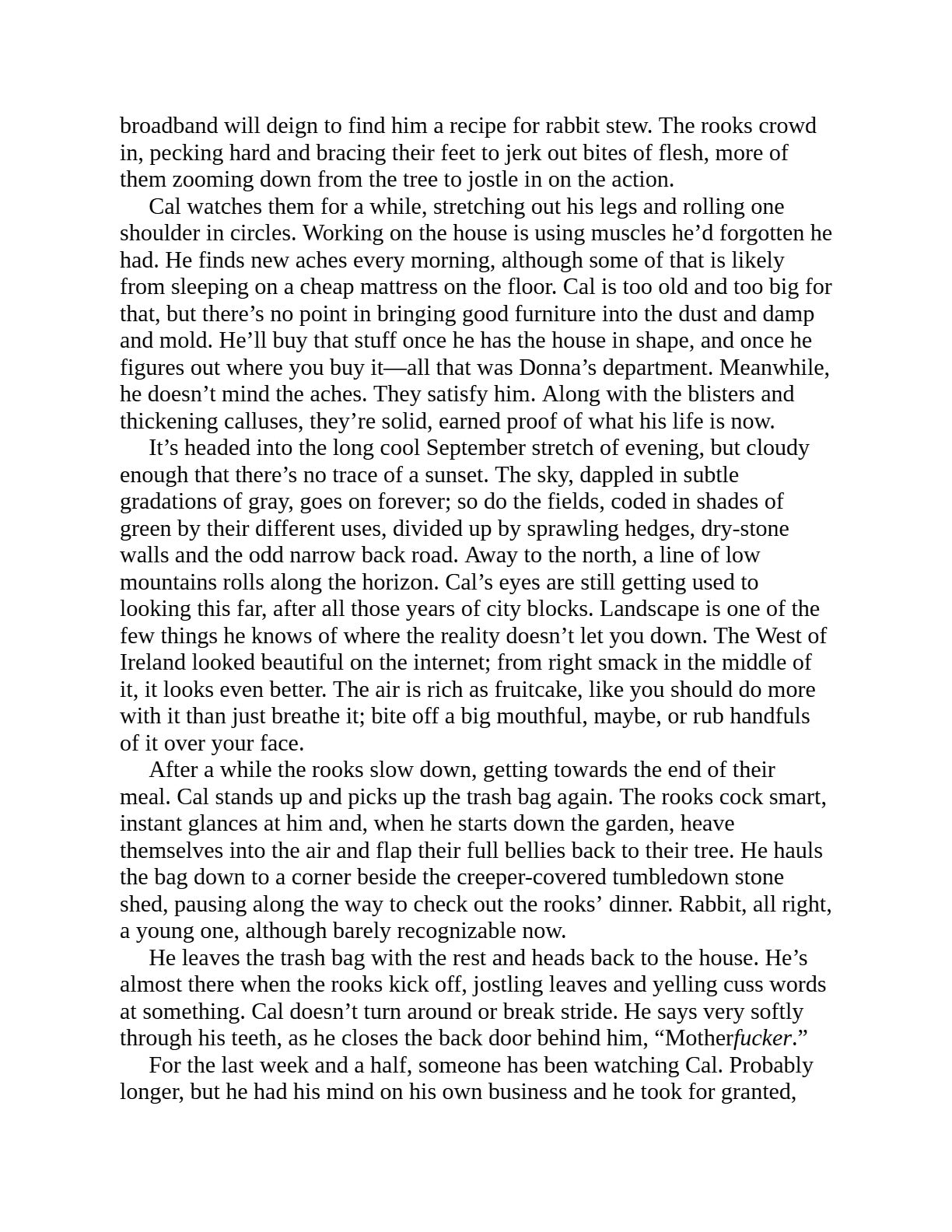 The Searcher by Tana French (Book 1 of 3: Cal Hooper) | Instant PDF Download (No Physical Book)