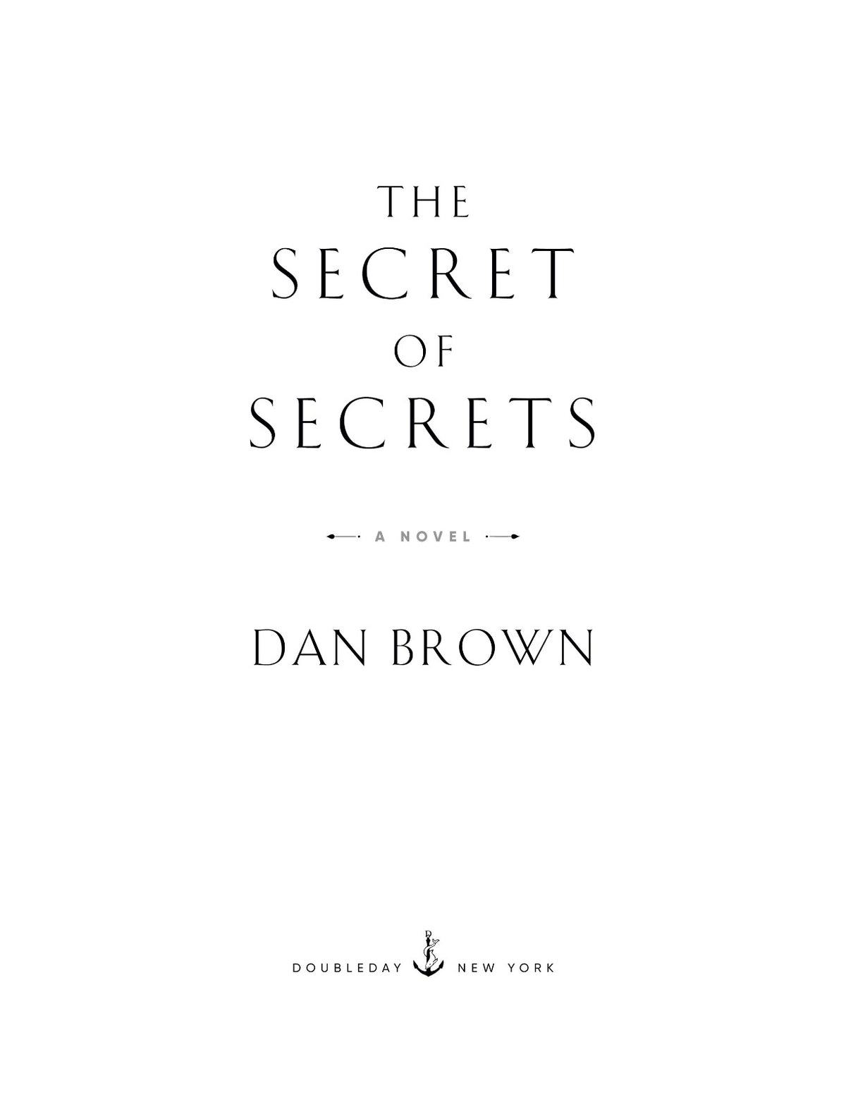 The Secret of Secrets by Dan Brown (Book 6 of 6: Robert Langdon) | Instant PDF Download (No Physical Book)
