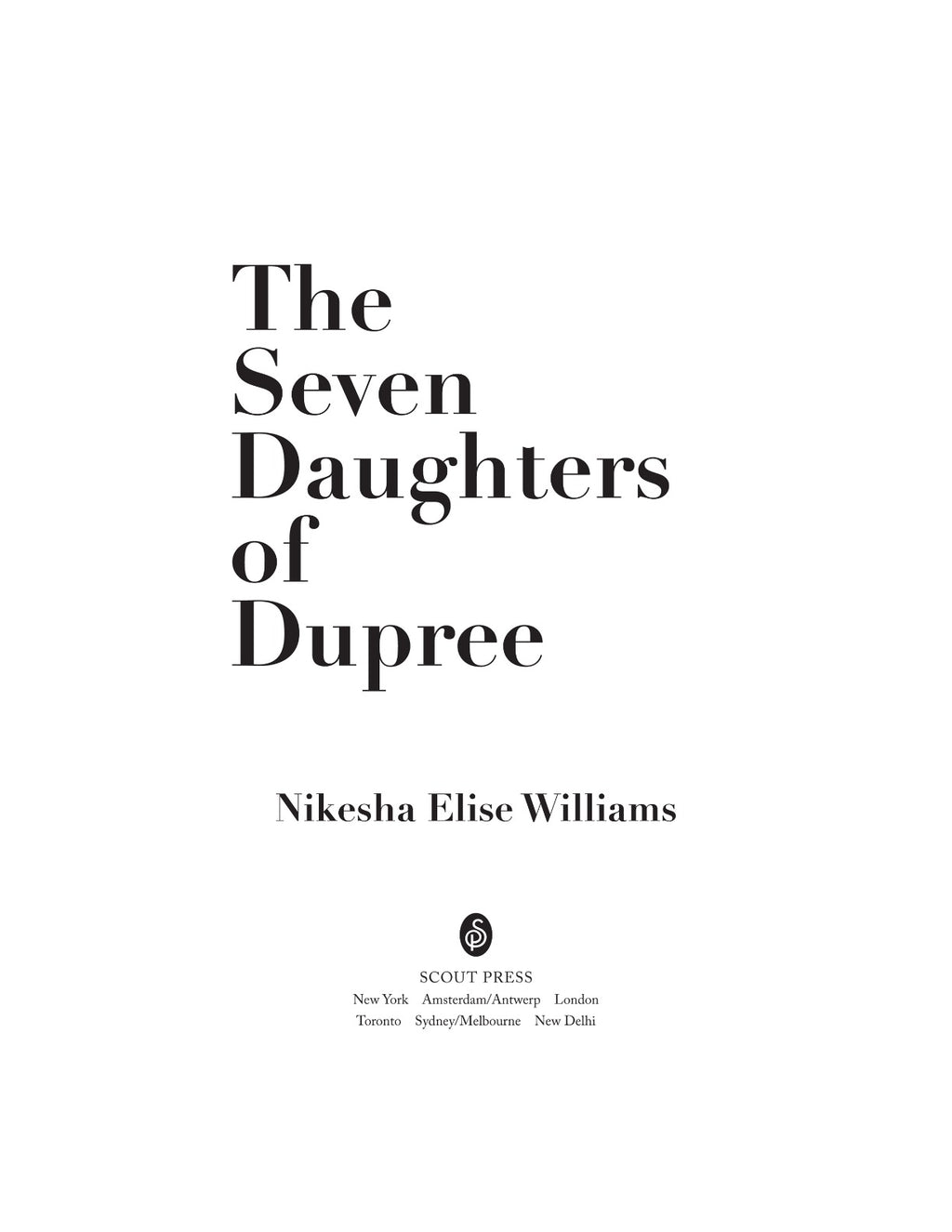 The Seven Daughters of Dupree by Nikesha Elise Williams | Instant PDF Download (No Physical Book)