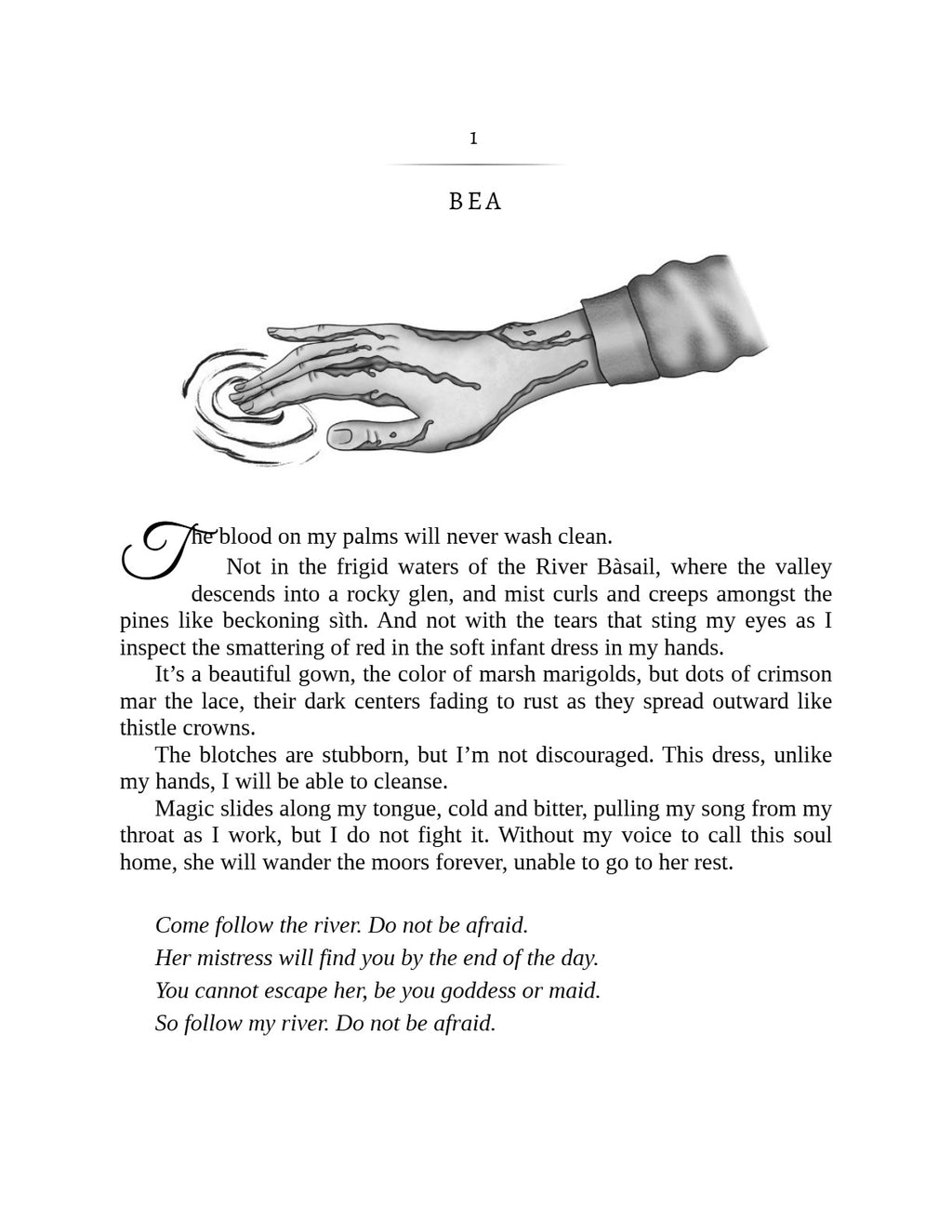 The Washwoman at the River's End by Megan Shade | Instant PDF Download (No Physical Book)