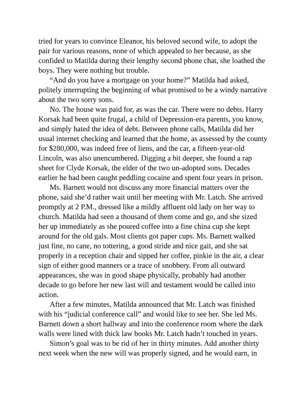 The Widow: A Novel by John Grisham | Instant PDF Download (No Physical Book)