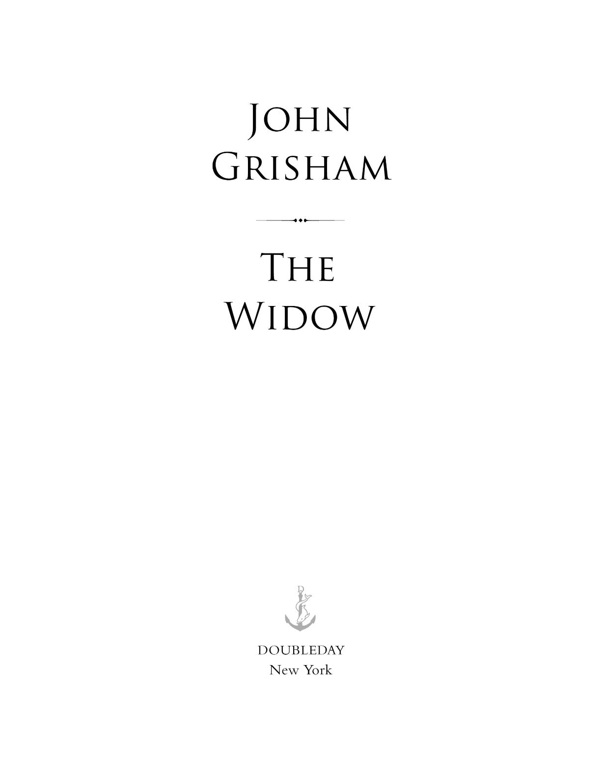The Widow: A Novel by John Grisham | Instant PDF Download (No Physical Book)