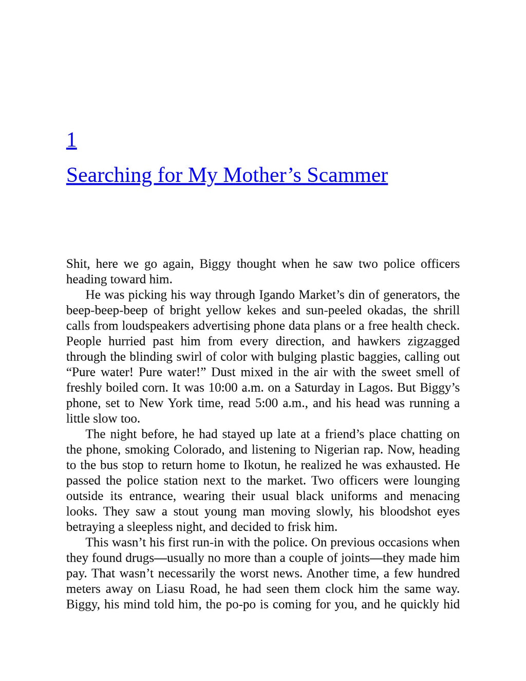 The Yahoo Boys: Real Life with the Love Scammers of Lagos by Carlos Barragán | Instant PDF Download (No Physical Book)