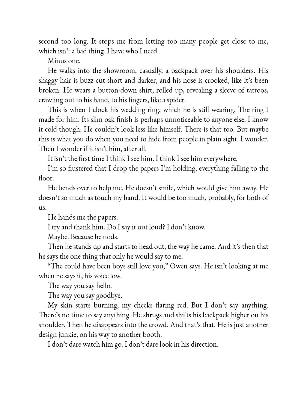The First Time I Saw Him by Laura Dave (Book 2 of 2: Hannah Hall) | Instant PDF Download (No Physical Book)