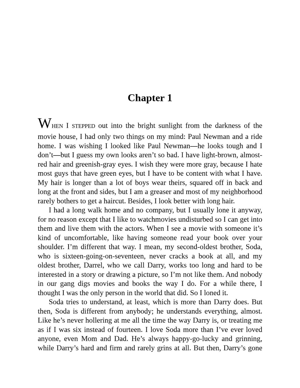 The Outsiders by S.E. Hinton | Instant PDF Download (No Physical Book)