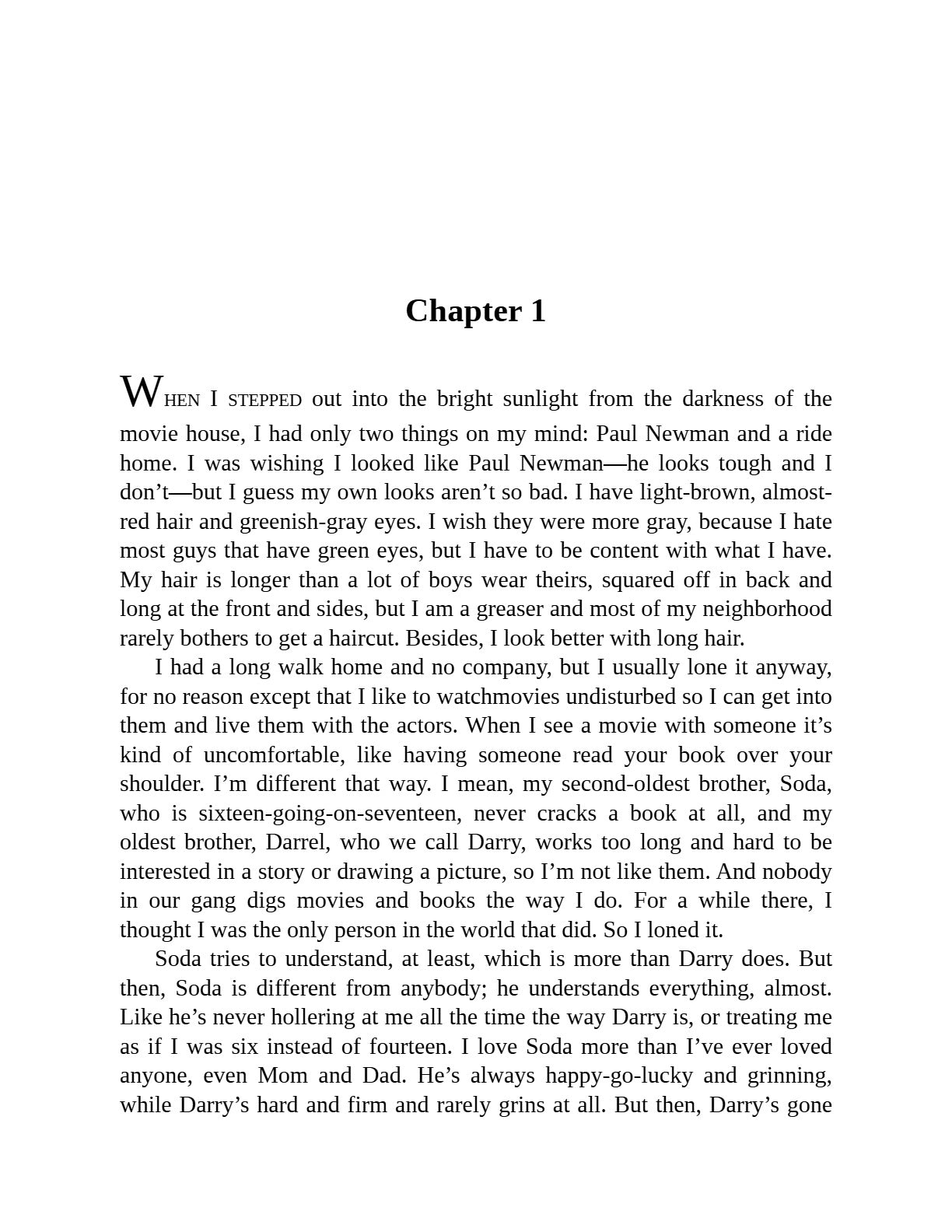 The Outsiders by S.E. Hinton | Instant PDF Download (No Physical Book)