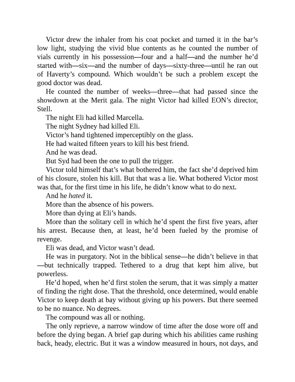 Victorious by V.E. Schwab (Book 3 of 3: Villains) | Instant PDF Download (No Physical Book)