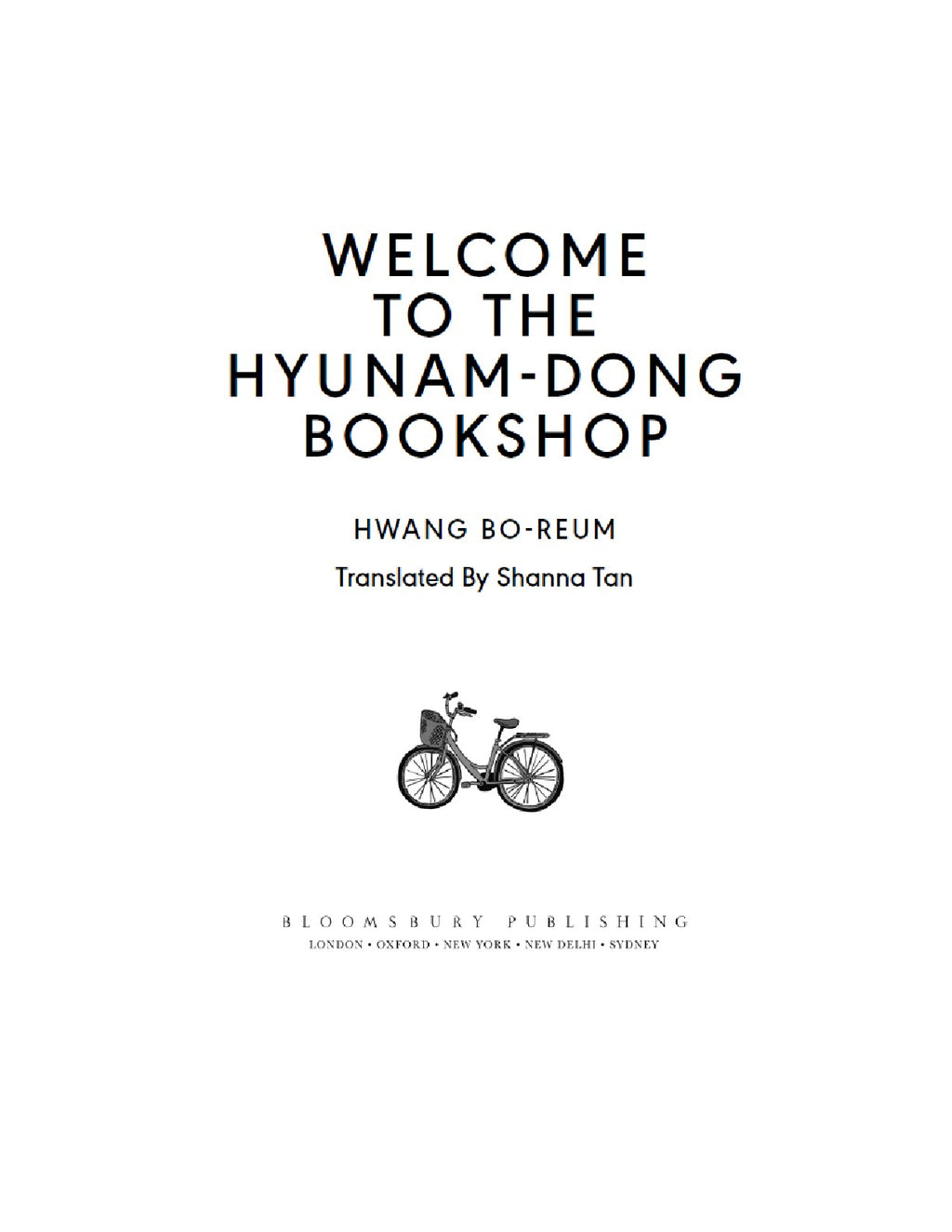 Welcome to the Hyunam-Dong Bookshop by Hwang Bo-Reum | Instant PDF Download (No Physical Book)