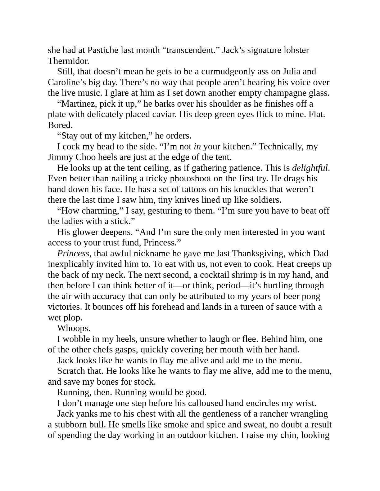 Yes, Chef by Grace Reilly | Instant PDF Download (No Physical Book)