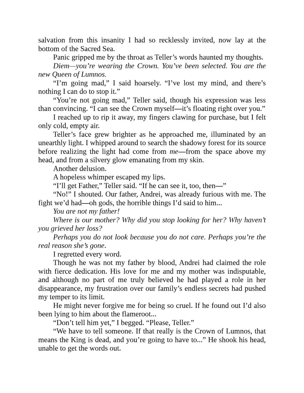 Glow of the Everflame by Penn Cole (Book 2 of 3: The Kindred's Curse Saga) | Instant PDF Download (No Physical Book)