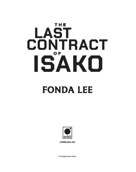 The Last Contract of Isako by Fonda Lee | Sci-Fi Fantasy Thriller PDF