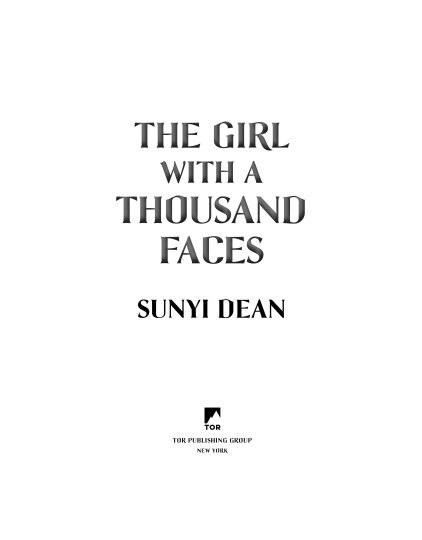 The Girl with a Thousand Faces by Sunyi Dean | Dark Fantasy Horror Novel PDF