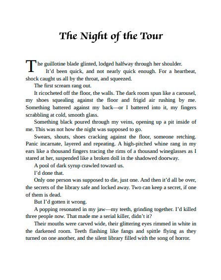 The Library After Dark by Ande Pliego | Gothic Mystery Fantasy PDF