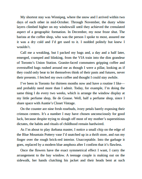 The Library of Flowers by L. C. Chu | Magical Realism Romance Fantasy PDF