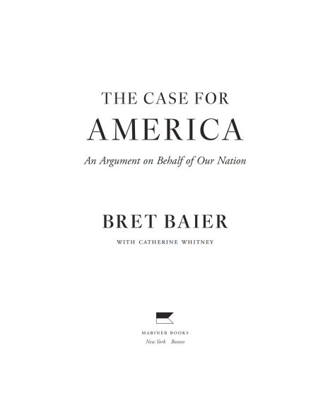 The Case for America by Bret Baier | Instant PDF Download (No Physical Book)