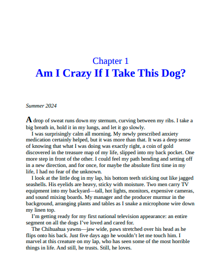 Dogs, Boys, and Other Things I’ve Cried About by Isabel Klee | Instant PDF Download (No Physical Book)