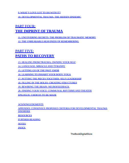 The Body Keeps the Score by Bessel van der Kolk | Instant PDF Download (No Physical Book)