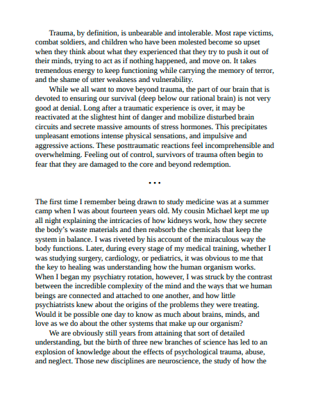 The Body Keeps the Score by Bessel van der Kolk | Instant PDF Download (No Physical Book)