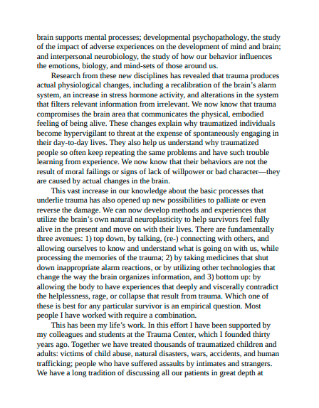The Body Keeps the Score by Bessel van der Kolk | Instant PDF Download (No Physical Book)