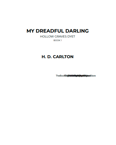 My Dreadful Darling by H. D. Carlton | Instant PDF Download (No Physical Book)