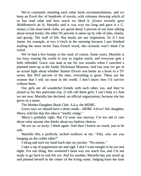 The Mother-Daughter Book Club by Susan Patterson & James Patterson | Instant PDF Download