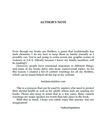 Dear Debbie by Freida McFadden | Instant PDF Download