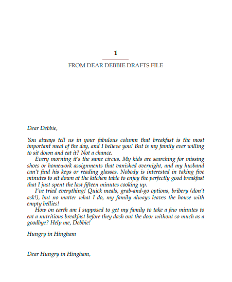 Dear Debbie by Freida McFadden | Instant PDF Download