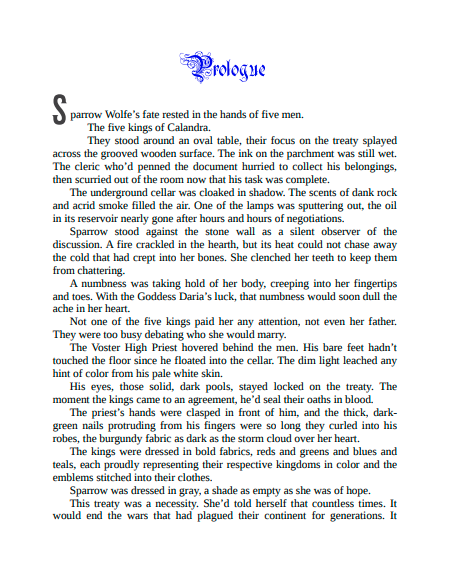 Rites of the Starling by Devney Perry (Book 2 of 3: Shield of Sparrows) | Instant PDF Download (No Physical Book)