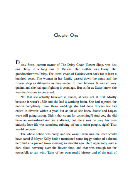 The Daisy Chain Flower Shop by Laurie Gilmore (Book 6 of 6: Dream Harbor) | Instant PDF Download (No Physical Book)