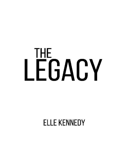 The Legacy by Elle Kennedy (Book 5 of 5: Off-Campus) | Instant PDF Download (No Physical Book)