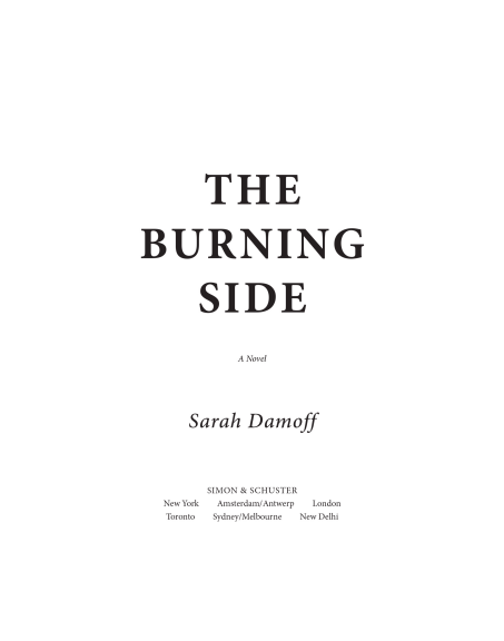 The Burning Side: A Novel by Sarah Damoff | Instant PDF Download (No Physical Book)