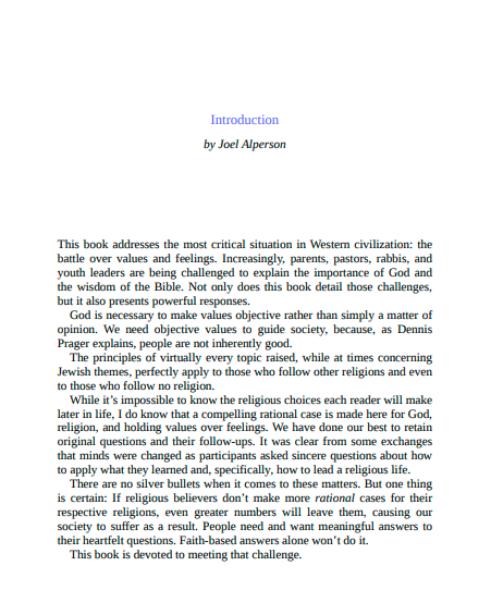 If There Is No God by Dennis Prager | Instant PDF Download (No Physical Book)