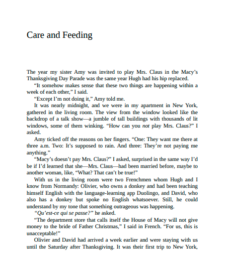 The Land and Its People: Essays by David Sedaris | Instant PDF Download (No Physical Book)
