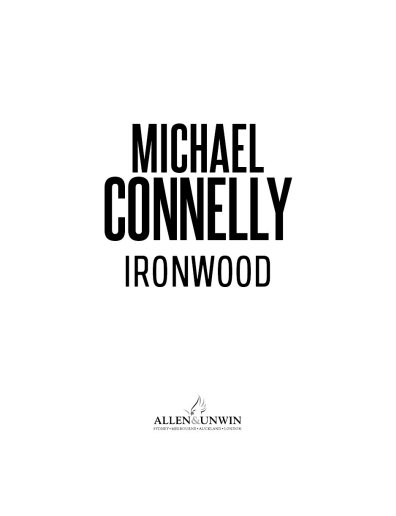 Ironwood by Michael Connelly (Book 2 of 2: Catalina) | Instant PDF Download (No Physical Book)