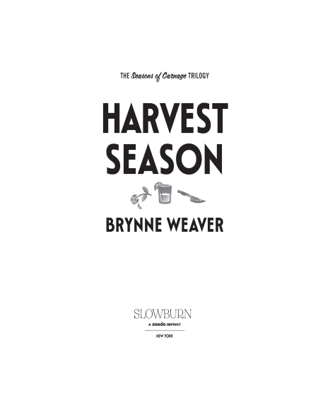 Harvest Season by Brynne Weaver (Book 2 of 2: The Seasons of Carnage Trilogy) | Instant PDF Download (No Physical Book)