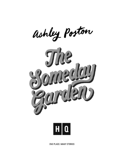 The Someday Garden by Ashley Poston | Instant PDF Download (No Physical Book)