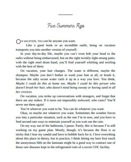 People We Meet on Vacation by Emily Henry | Instant PDF Download (No Physical Book)