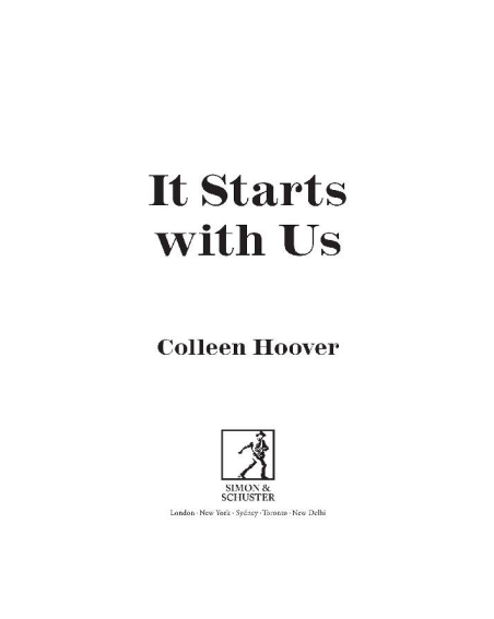 It Starts with Us by Colleen Hoover (Book 2 of 2: It Ends with Us) | Instant PDF Download (No Physical Book)