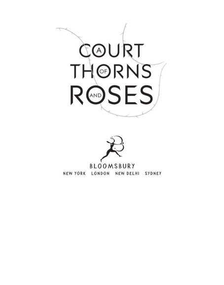 A Court of Thorns and Roses by Sarah J. Maas (Book 1 of 7: A Court of Thorns and Roses) | Instant PDF Download (No Physical Book)