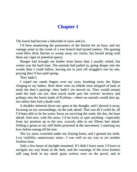 A Court of Thorns and Roses by Sarah J. Maas (Book 1 of 7: A Court of Thorns and Roses) | Instant PDF Download (No Physical Book)