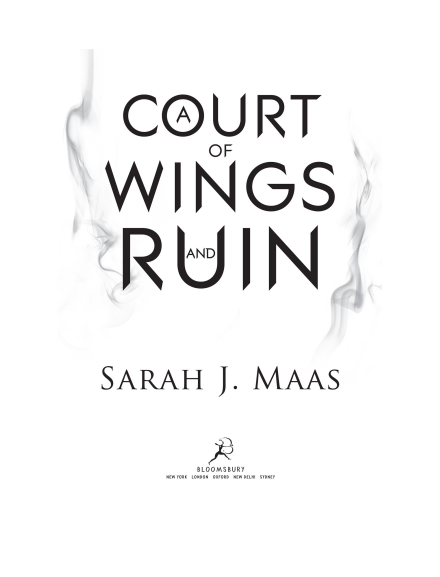 A Court of Wings and Ruin by Sarah J. Maas (Book 3 of 7: A Court of Thorns and Roses) | Instant PDF Download (No Physical Book)